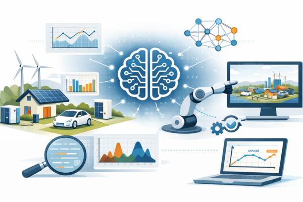 Control of energy systems based on self-learning algorithms