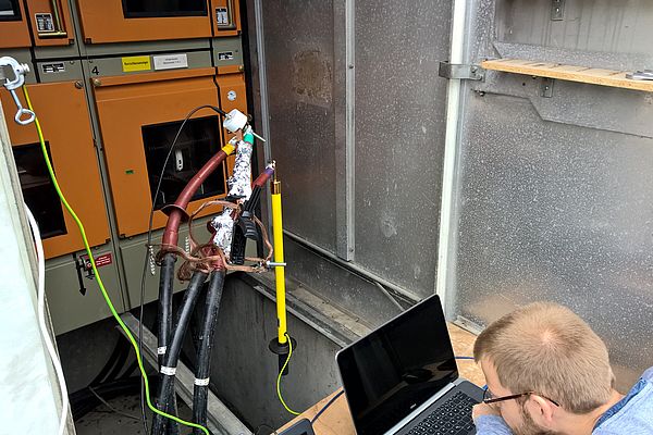 First Spatially-resolved Evaluation Data of Power Cables