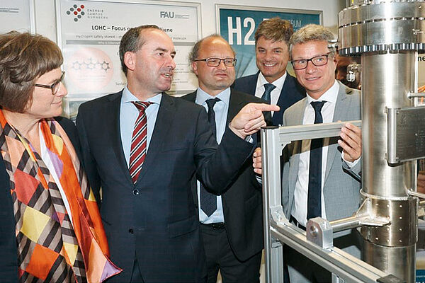 Wasserstoffforschung im Energie Campus Nürnberg