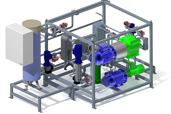 Reversible HP-ORC-Systeme für Niedertemperaturwärme